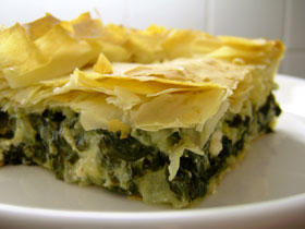 bucatarie greceasca  spanakopita