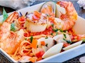 Fructe de mare cu sos de chili: Ingrediente