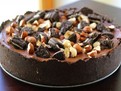 Retete dulciuri, prajituri fara coacere, prajituri rapide, tort de biscuiti cu nuci fara coacere, retete dulciuri de post, prajituri de post, tort vegan cu ciocolata, tort de post cu ciocolata, tort de post cu nuci, tort de ciocolata fara coacere, retete