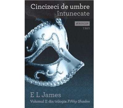 Cincizeci de umbre intunecate de E.L. James, carti la moda, literatura erotica, carti de E.L. James, cartile lui E.L. James, cartea cincizeci de umbre intunecate