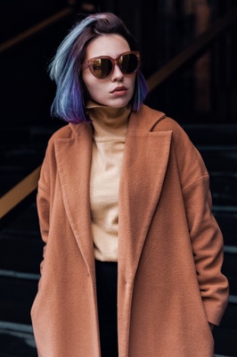 Color blocking sofisticat