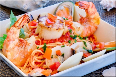 Fructe de mare cu sos de chili: Ingrediente