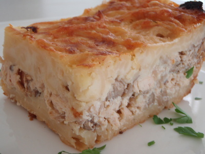 Pastizio alb de cu pui si ciuperci,retete, retete din resturi, retete economice, retete bune, retete testate, retete culinare, retete cu sos bechamel